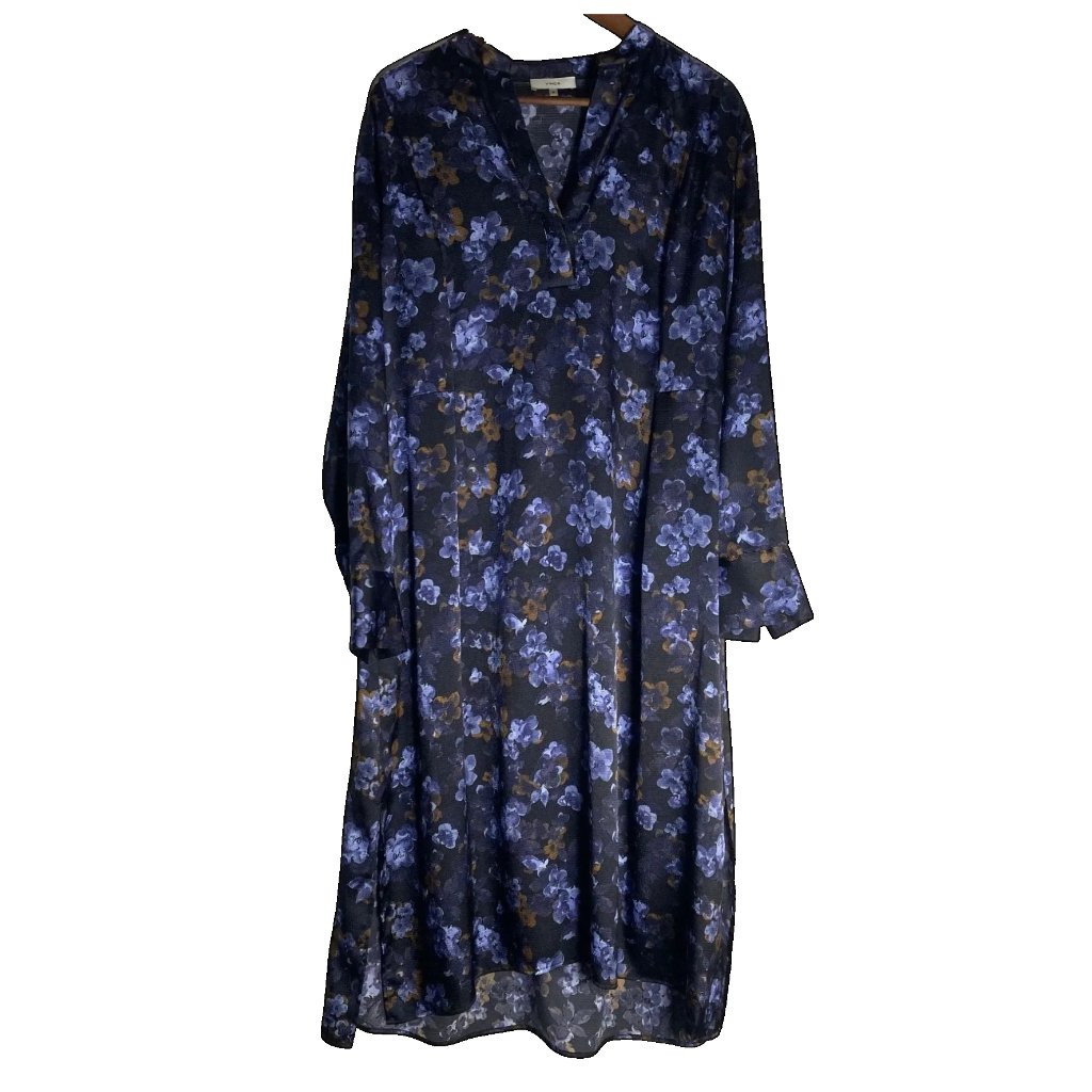 Vince Plumeria Blooms A-Line Dress